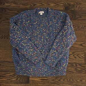 Cozy Slowline Multicolor Confetti Crewneck Sweater